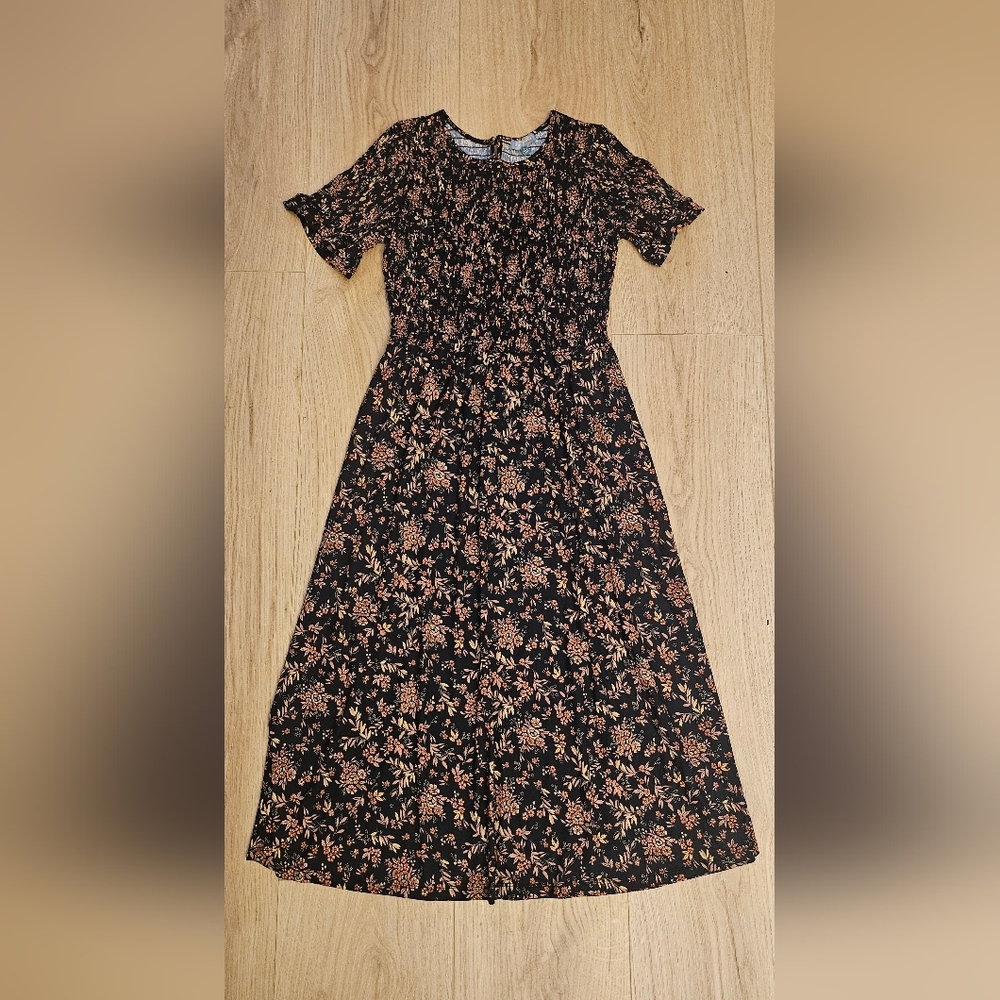 Floral Smoked Women's Dress